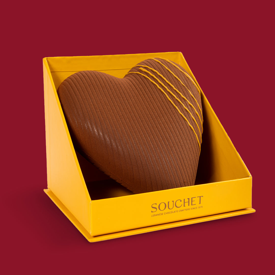 Big 3D Heart Box- Milk Chocolate
