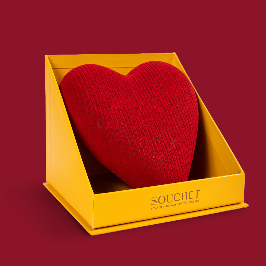 Big 3D Heart Box- Milk Chocolate