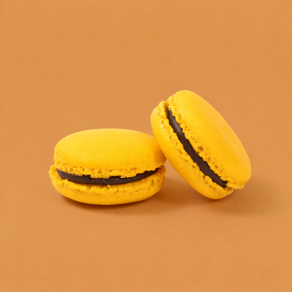 Chocolate Gianduja Macaron