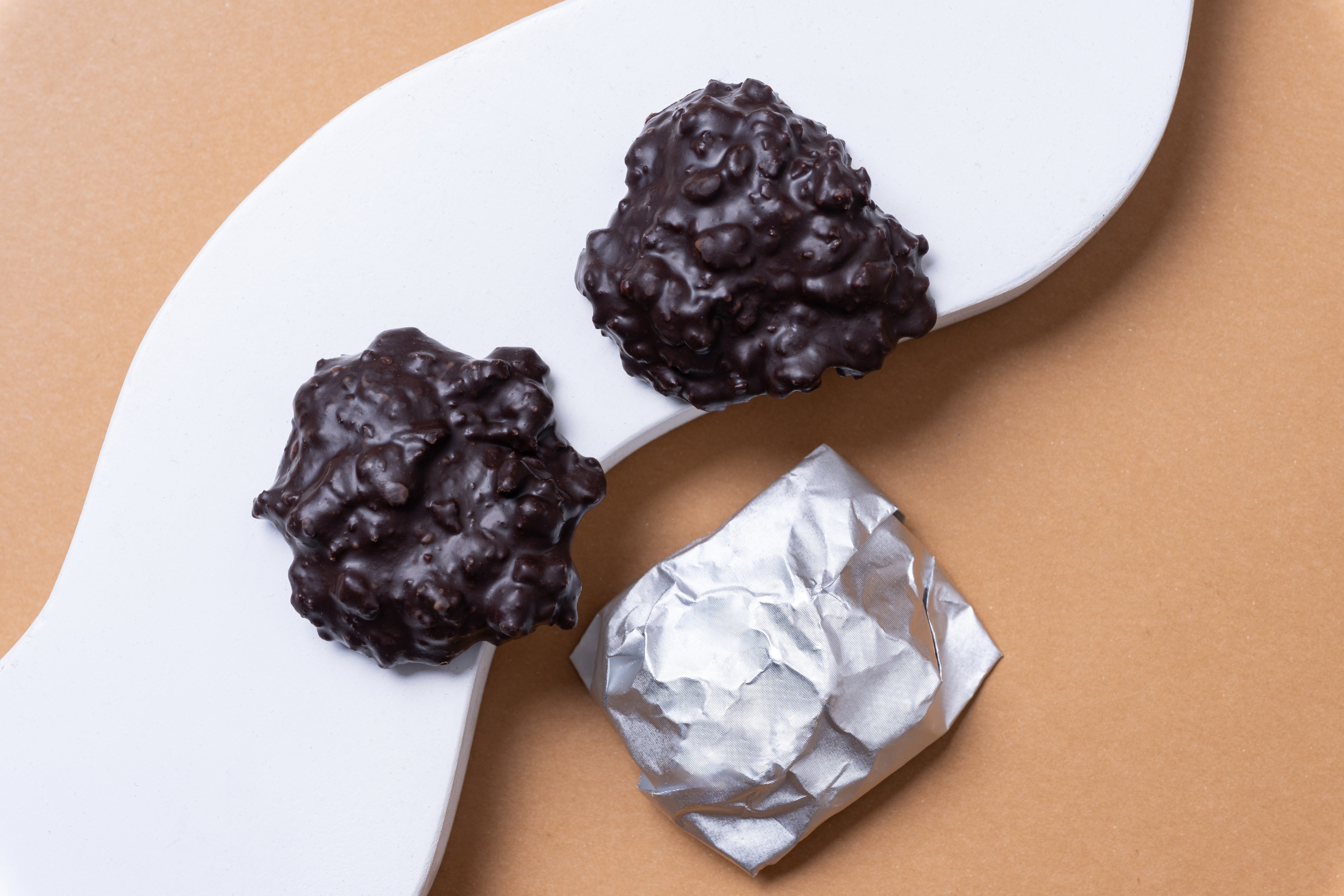 Dark Rocher Diced Biscuit - No Added Sugar