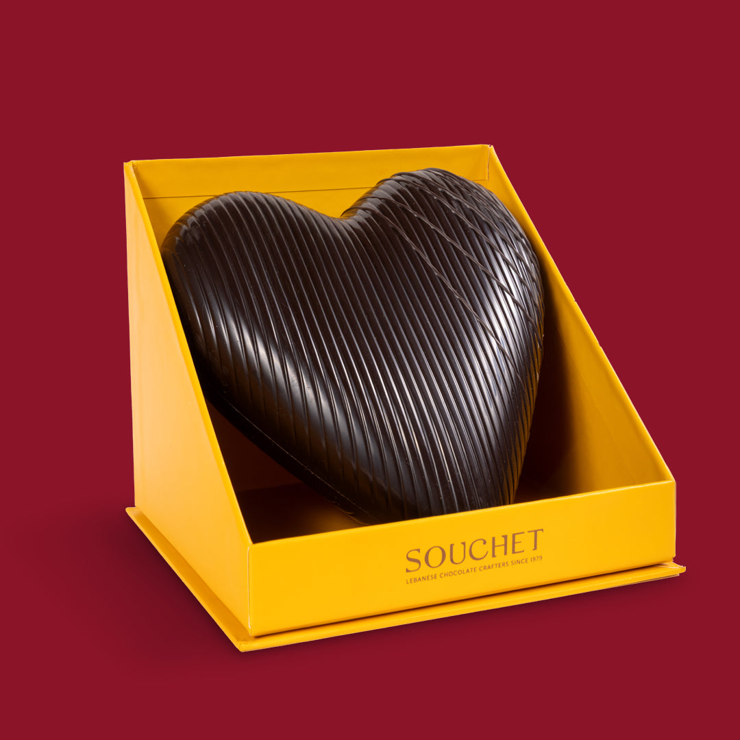 Big 3D Heart Box - Dark Chocolate