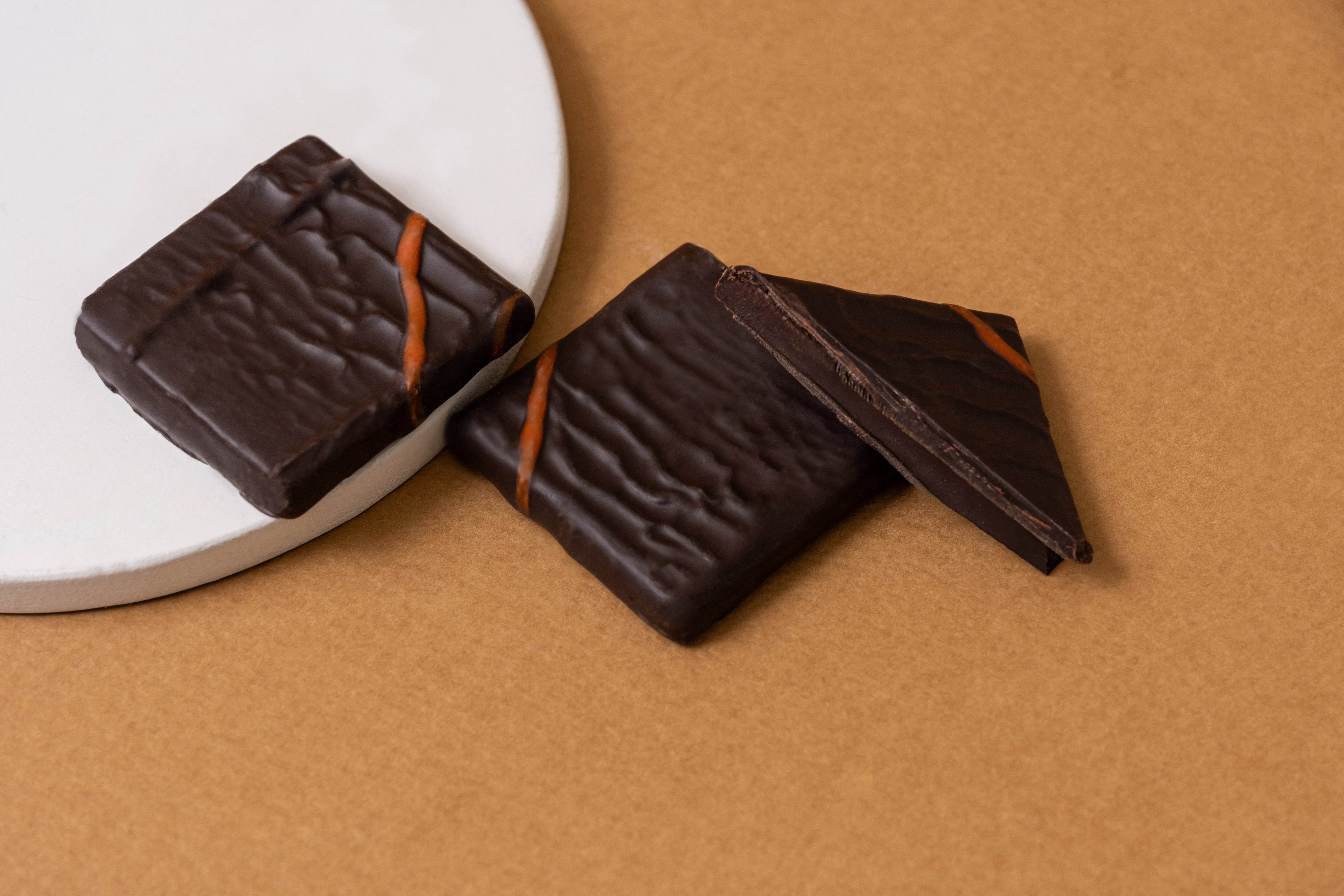 Dark Orange Ganache