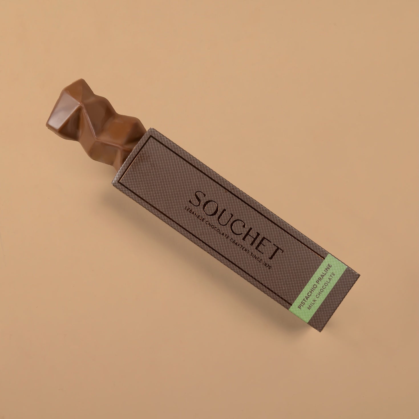 Pistachio Praline Milk Chocolate Bar